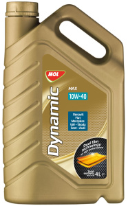 MOL Dynamic Max 10W-40 - 3,464 кг. (4 л.) /4 Изображение MOL Dynamic Max 10W-40 - 3,464 кг. (4 л.) /4