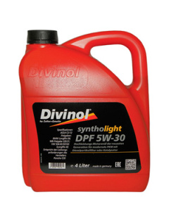 DIVINOL Syntholight DPF 5w-30 ACEA C3, VW 504/507, MB 229.51, BMW LL-04 - 4 л. /3 Изображение DIVINOL Syntholight DPF 5w-30 ACEA C3, VW 504/507, MB 229.51, BMW LL-04 - 4 л. /3