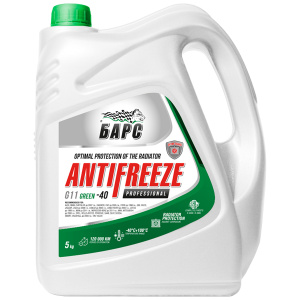 Изображение Антифриз G11 Барс Professional -40 (зеленый) -5кг.