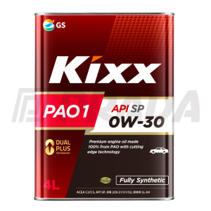 Kixx PAO1 SP 0W-30 /4л Изображение Kixx PAO1 SP 0W-30 /4л