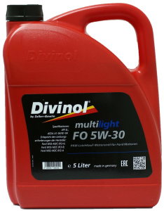 DIVINOL Multilight FO 5w-30 - 5 л. /3 Изображение DIVINOL Multilight FO 5w-30 - 5 л. /3