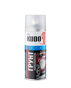 Изображение KUDO Грунт-наполнитель 1К акриловый белый - 520 мл. /6